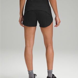 Speed Up High Rise Lined Short 4" - Black